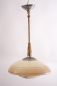 Preview: Lamp ceiling lamp Art Deco 30 's 40' s glass screen Hanging lamp beige Hail lamp # 3