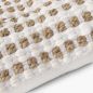 Preview: Upholstered jute headboard 180x60 FIESTA white