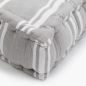 Preview: Bodenkissen-floor-cushion-rodas-gray-60x60x13-detail