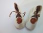 Preview: Kinderschuhe Schuhe Baby Vintage Leder Dekoration