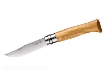 Opinel pocket knife No 08 Olive stainless inox