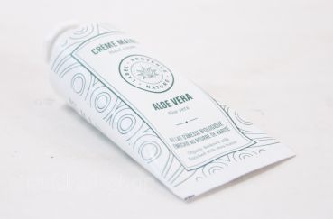 Hand und Nagelcreme Aloe Vera mit Eselmilch und Shea Butter Label Provence
