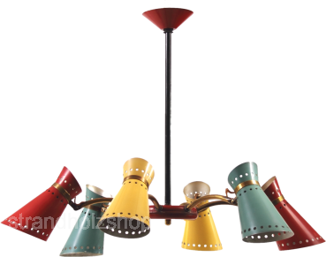 Sputnik lamp Stilnovo Pierre Guariche