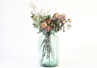 Glasvase Blumenvase Vase grün 5 L
