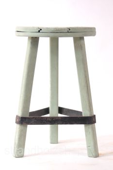 Vintage wood stool stool France