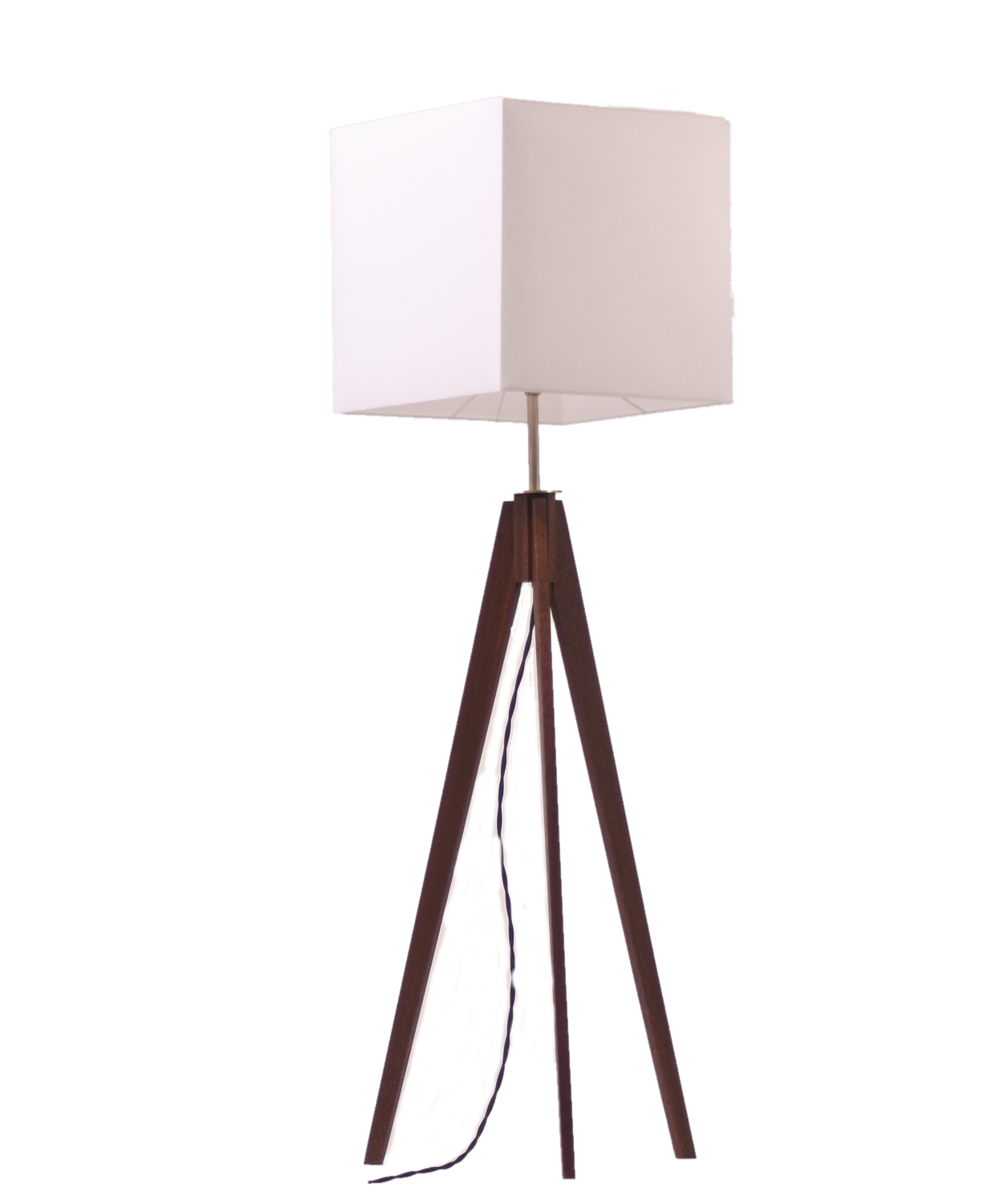 lampadaire tripode vintage