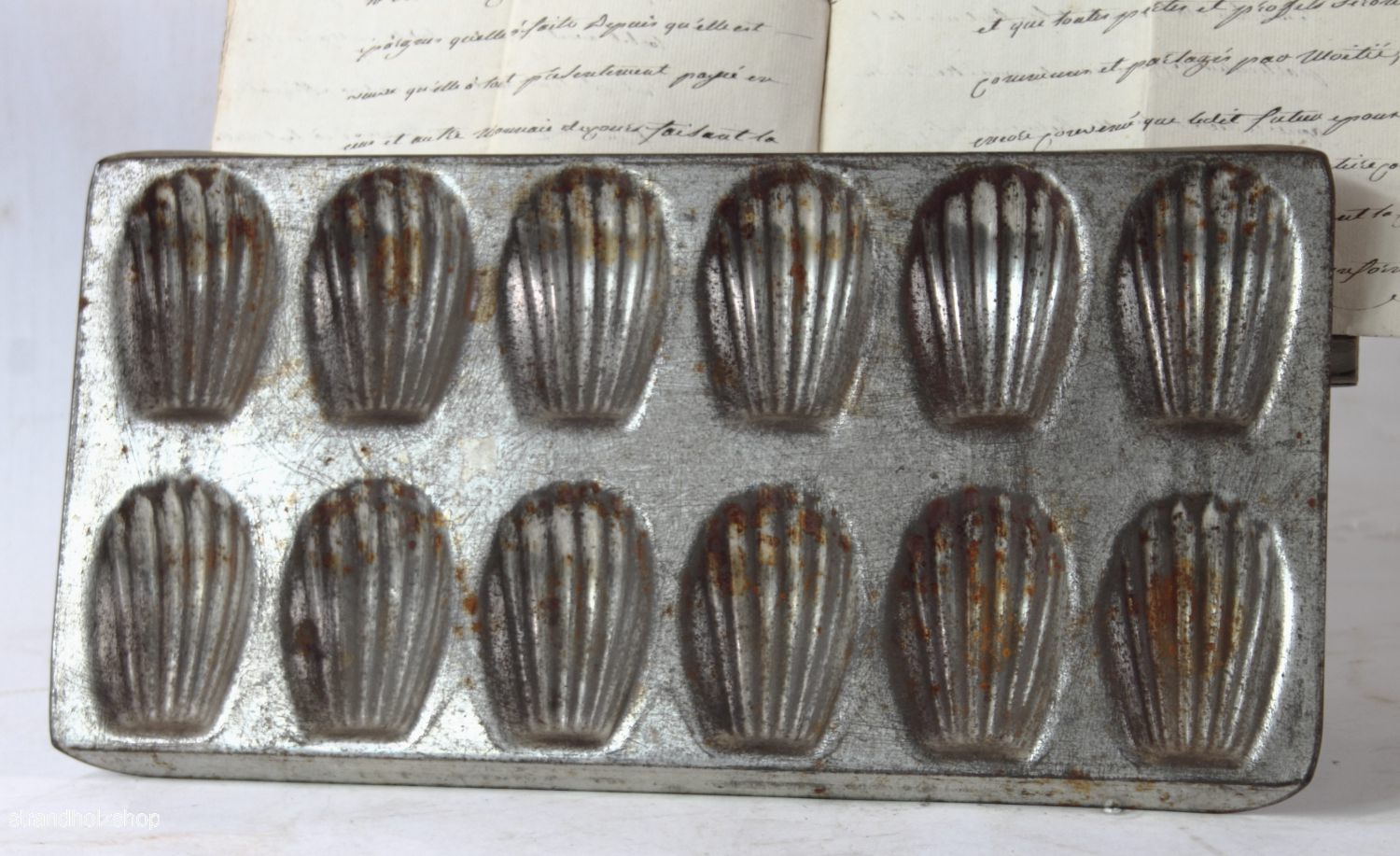 Vintage Madeleine Baking Pan from France
